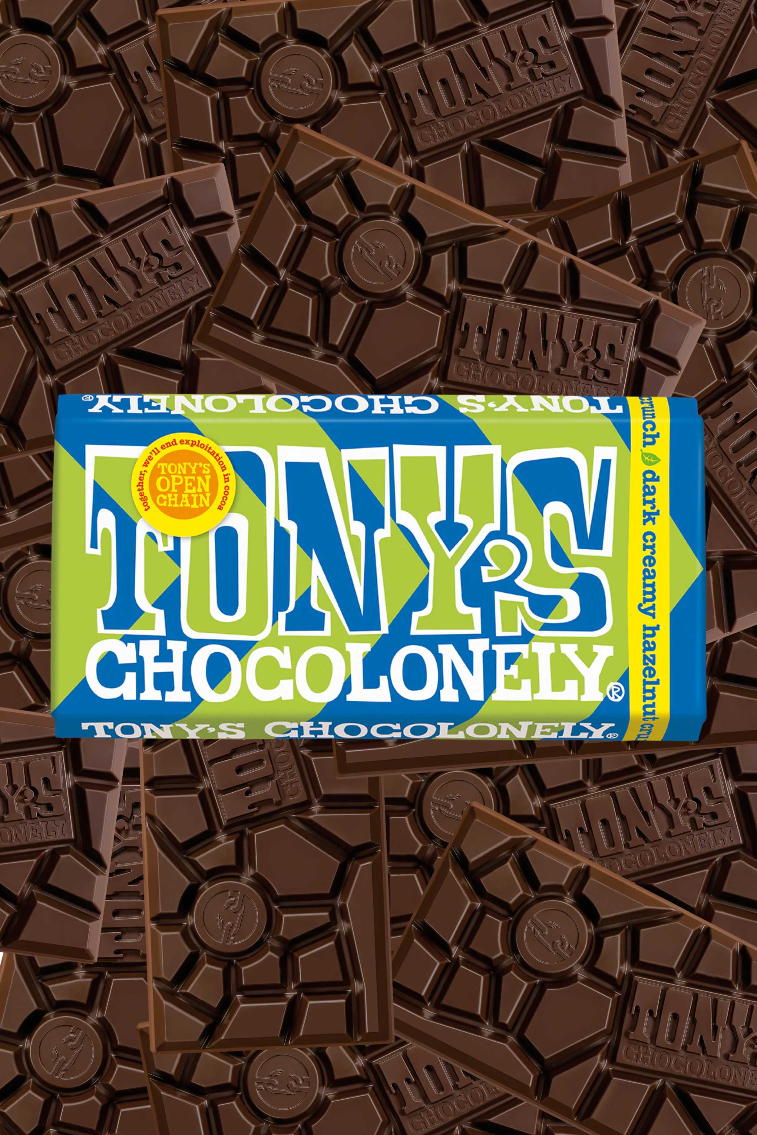 Tony's Chocolonely - Dark Creamy Hazelnut Crunch 51% – FieldGoods