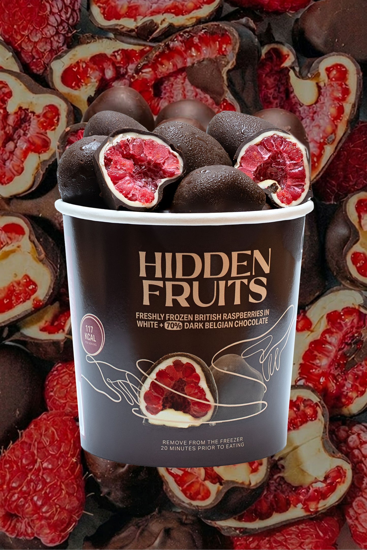 Dark Chocolate Coated Raspberries