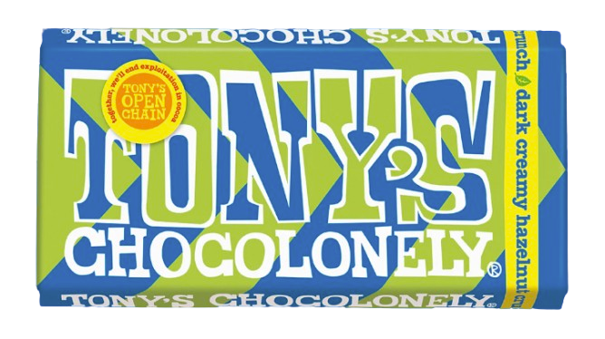 Tony's Chocolonely - Dark Creamy Hazlenut Crunch 51%