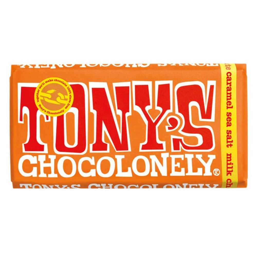Tony's Chocolonely - Caramel Sea Salt Milk Chocolate 32% - FieldGoods