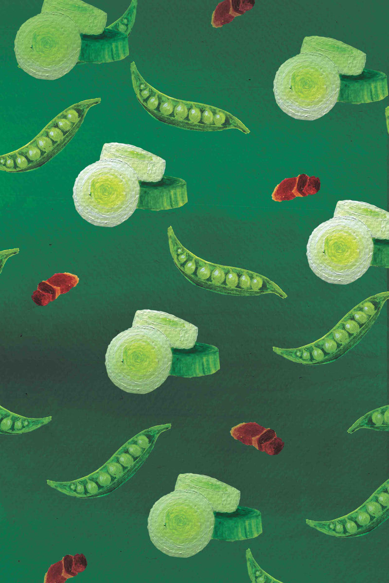 Peas, Leeks & Lardons