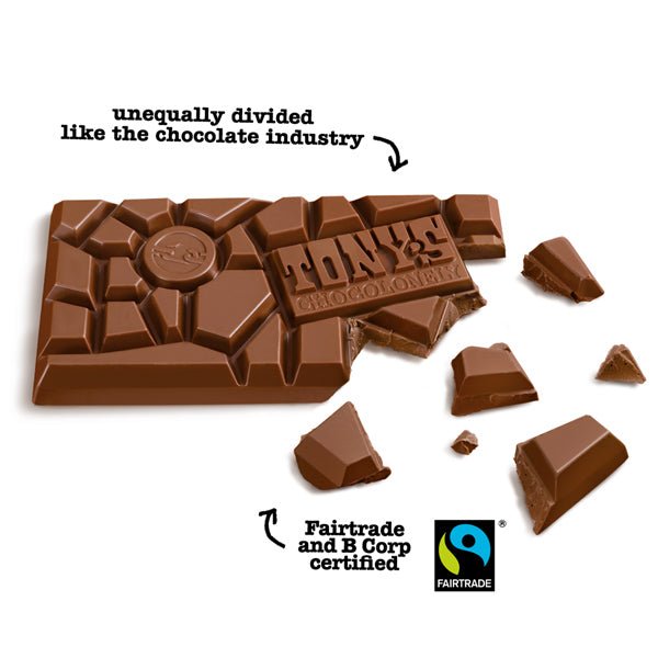 Tony's Chocolonely - Caramel Sea Salt Milk Chocolate 32% - FieldGoods