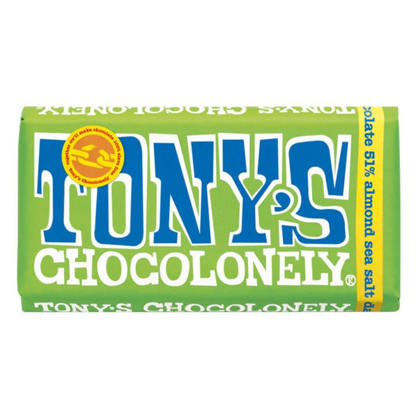 Tony's Chocolonely - Dark Almond Sea Salt 51% - FieldGoods